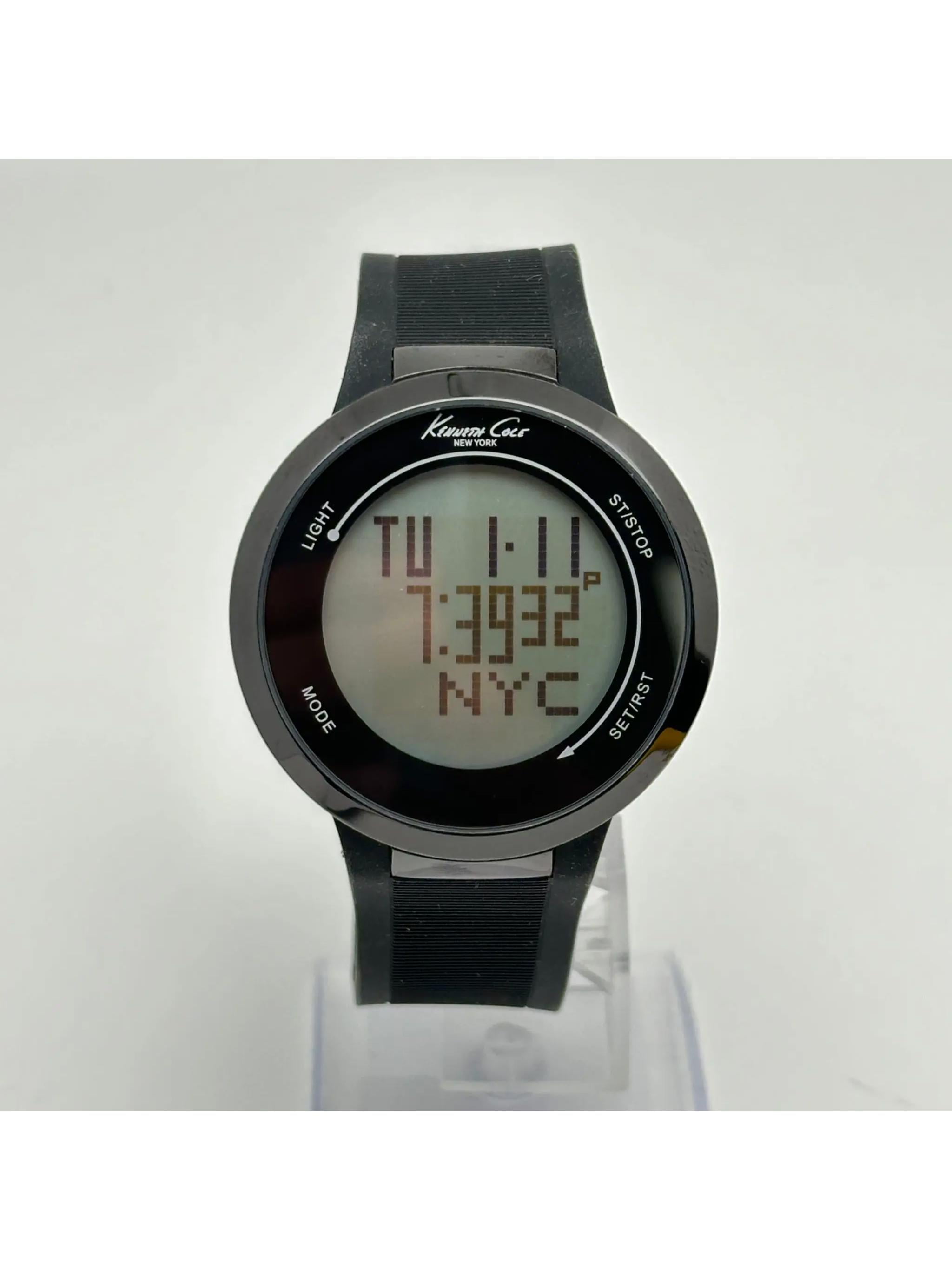 Kenneth Cole Men s Black Automatic Steel Watch KC3981 Walmart