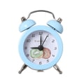 thumbnail image 1 of Reloj despertador Mini Cartoon con diseño de kiwis, color azul, Twin B, 1 of 2