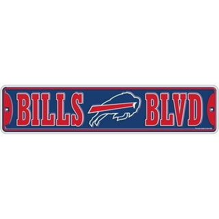 Buffalo Bills Embossed Metal Sign