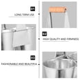 thumbnail image 5 of FELTECHELECTR Tinplate Plant Pot For Hotels 3Pcs 5.11X2.55X5.50in, 5 of 6