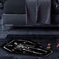 thumbnail image 6 of JeashCHAT Halloween Coffin Bathroom Rug Gothic Decor Horror Skeleton Black Bath Mat Non-Slip Washable Holiday Floor Mat for Bedroom, Living Room, Bathtub, Kitchen (16x40in), 6 of 8