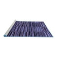 thumbnail image 2 of Ahgly Company Machine Washable Indoor Rectangle Abstract Blue Modern Area Rugs, 2' x 3', 2 of 4