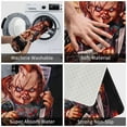 thumbnail image 4 of Lsque Chucky Pattern Doormat, Durable Flannel Fabric, Waterproof Stain and Fade Resistant, Low Profile,Indoor Outdoor Door Mats, Easy Clean Patio Entrance Mat, 16x24in, 4 of 8