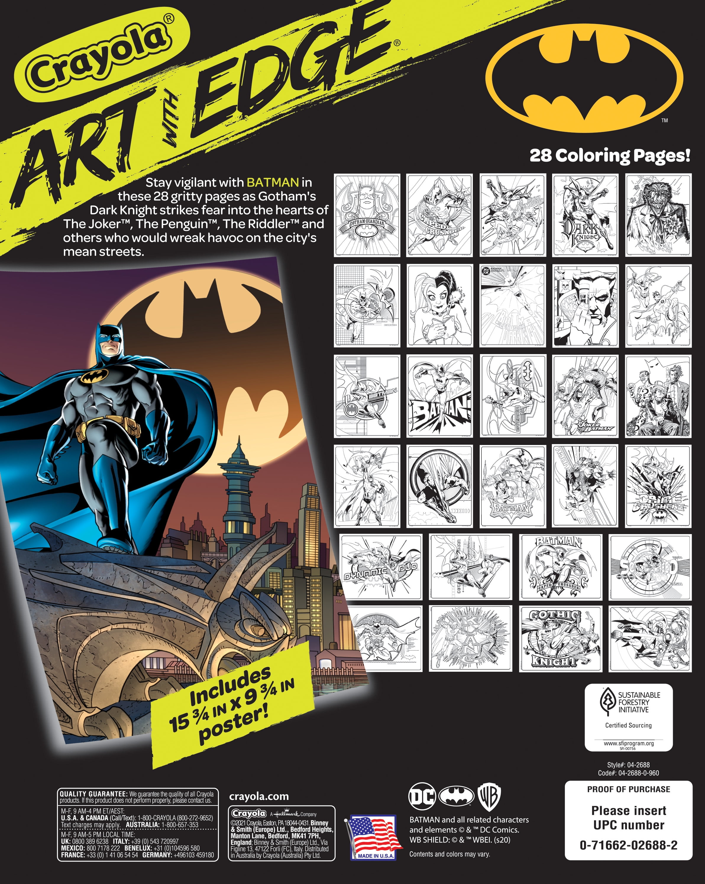 Batman Coloring Book – US Novelty