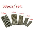 thumbnail image 5 of Drill Bit Steel Coated 50Pcs Set for Home Improvement High Speed Cutting Tools Targeting 1/15/2/25/3mm Tasks 50PCS, 5 of 5