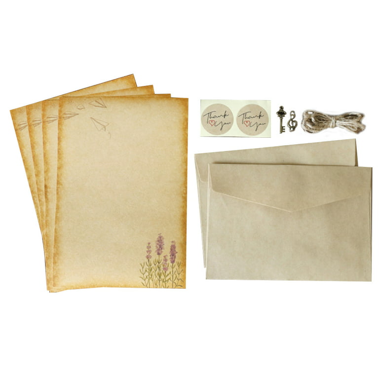 【Pack 48 】Vintage Envelopes - Vintage Style Envelopes - Classic Aged  Envelopes in 6 Unique Designs - Old Looking Envelopes- Antique Style  Envelopes- 4