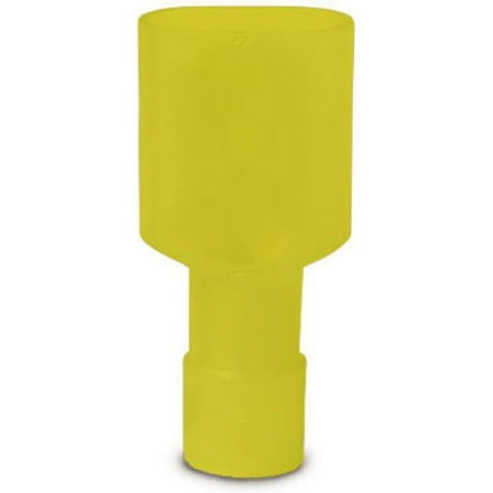 Gardner Bender 10-155F Disconnect Female, Fully-Insulated Barrel, 12-10 AWG, 1/4 in. Tab, Yellow