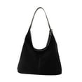 thumbnail image 2 of Bolso de gamuza tipo cartera Strade Fareast Limited estilo vintage para mujer Negro, 2 of 8