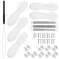 thumbnail image 1 of 1 Ensemble Kit de Réparation de Store Plissé Cordon de Retenue pour Store Outil de Réparation de Store Rv Pièce de Rechange, 1 of 8