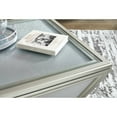 thumbnail image 4 of Signature Design by Ashley Contemporary Traleena Coffee Table  Silver Finish, 4 of 5