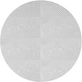 thumbnail image 1 of Ahgly Company Indoor Round Patterned Gray Cloud Gray Area Rugs, 4' Round, 1 of 6