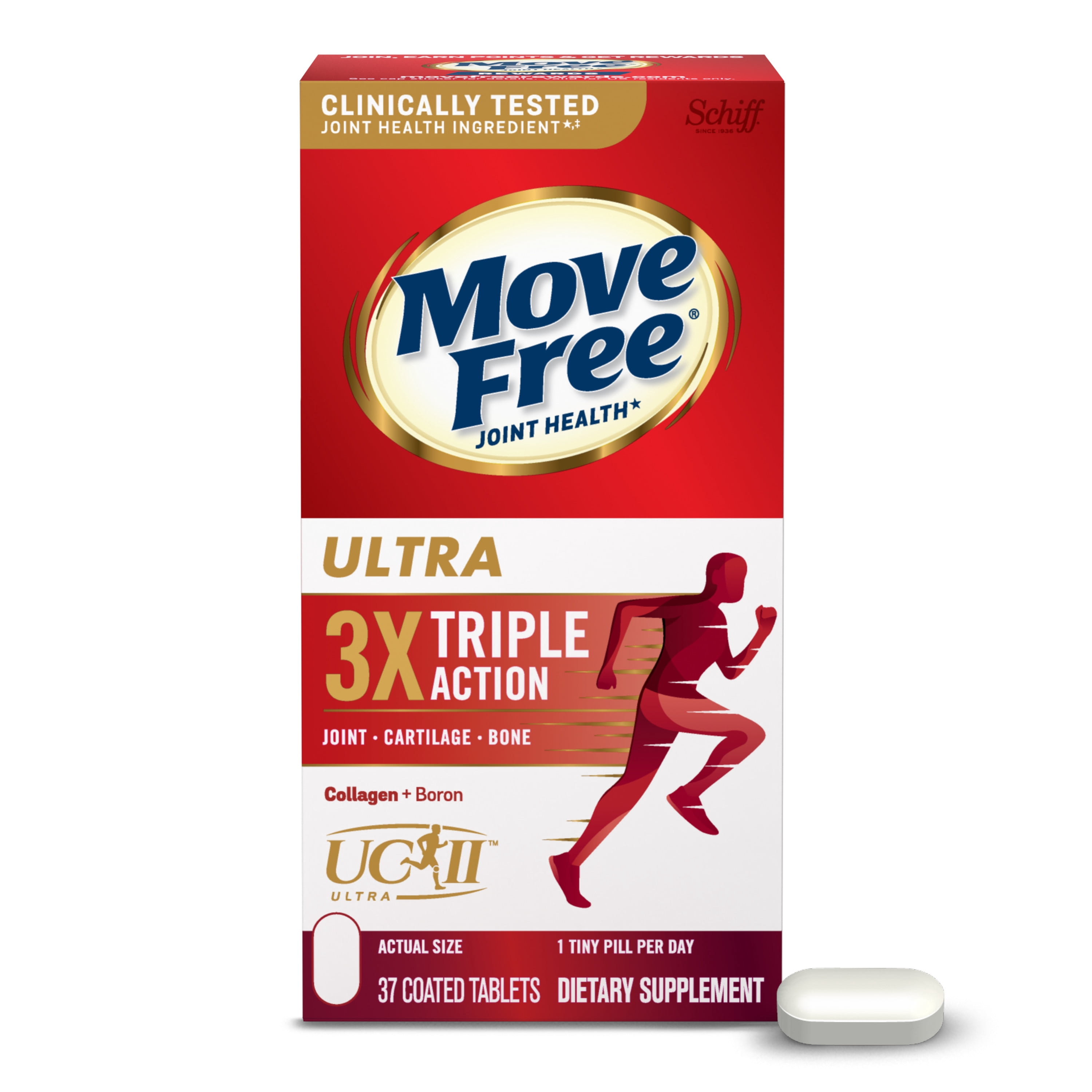 Move Free Ultra Triple Action, 37 Tablets