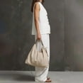 thumbnail image 4 of NMMUED Women's Linen 2 Piece Sets Summer Outfits Vest Waistcoat Casual Dressy Work Vacation Travel Pants Sets White XS, 4 of 7