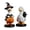 Halloween A-B, variant on AZXY Indoor Halloween Decorations, 2 Pack Resin Halloween Duck Tabletop Ornament Witch Costume Duck & Ghost Cloak Duck with Black Cat for Bedroom Bar Mantel Retail Store Window Party Yard Garden