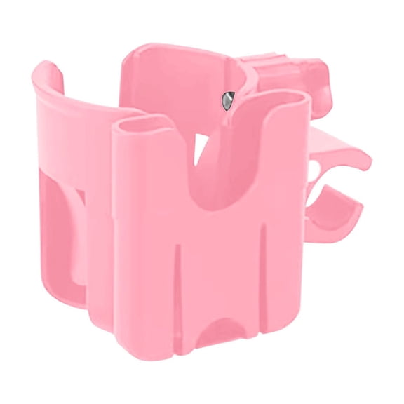 Universal Cup Holder & Phone Base - Secure Your Drink & Cell Phone While on Stroller, Scooter, Treadmill, or Shopping Cart