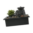 thumbnail image 2 of Fuente de agua, adorno de mesa, decoración Fengshui para aliviar el estrés, fuente de agua de jardín , fuente de cascada de mesa 002, 2 of 8