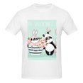 thumbnail image 4 of Bingfone Cute Panda Men'S Loose Fit Short-Sleeve Pocket T-Shirt, 4 of 7
