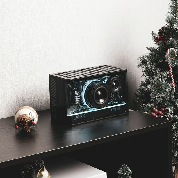 Edifier QD35 Tabletop Bluetooth Speaker, Black, Holiday Gift