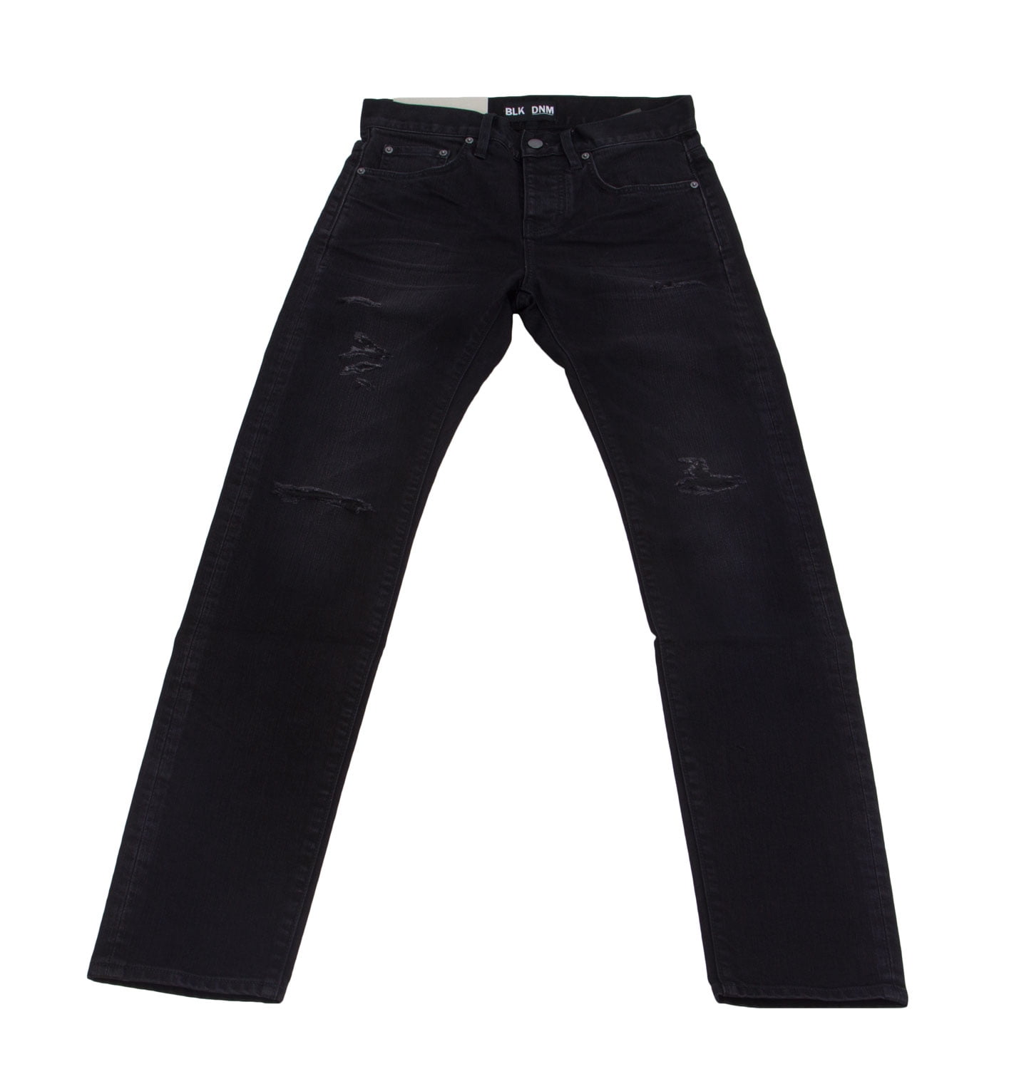 mens black slim tapered jeans