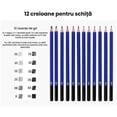 thumbnail image 3 of RAGI graphite pencil set, charcoal for sketching, drawing, with accessories, 33 pieces, practical pencil case, 3 of 5