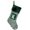 K-green, variant on 15.8×7.8 inches Initial Monogram Embroidered Christmas Stocking Striped knitted Christmas Decorations Stocking Red,White, Green Letter Stockings for Family Holiday and Xmas Tree Fireplace Decor