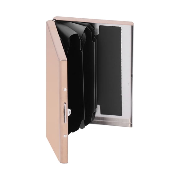 Greensen Card Holder Wallet, Stainless Steel Business Credit Card Holder For Cash For ID Cards For Debit Cards