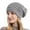 002_Grey, variant on Women's Visors Autumn Winter Hat Knitted Hat European And American Flanged Mixed Color Hanging Wool Hat, Women's Accessories Visors