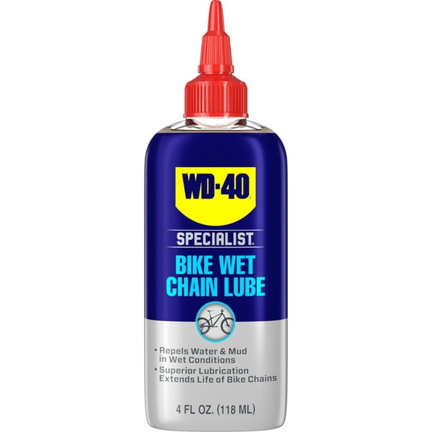 WD40 BIKE® Wet Chain Lubricant, 4 OZ