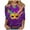 A50 Purple, variant on Cadancy Womens Mardi Gras Shirt Plus Size Rave Party Trendy 3/4 Sleeve Tops Holiday Graphic Crewneck Shirts Funny Casual Carnival Blouse Tee