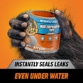 thumbnail image 4 of Gorilla Waterproof Patch & Seal Tape, Clear Tape, 4" x 8' (Pack of 4) - Permanent Weather Resistant Seal for Leaks and Repairs, 4 of 5
