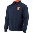 thumbnail image 2 of Men's Colosseum Navy Illinois Fighting Illini Tortugas Logo Quarter-Zip Jacket, 2 of 4
