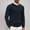 01 Navy, variant on Awdenio Mens Sweaters Winter Cable Knit Jumpers Casual Classic Crewneck Warm Long Sleeve Pullover Sweater Tops for Men,Size XL