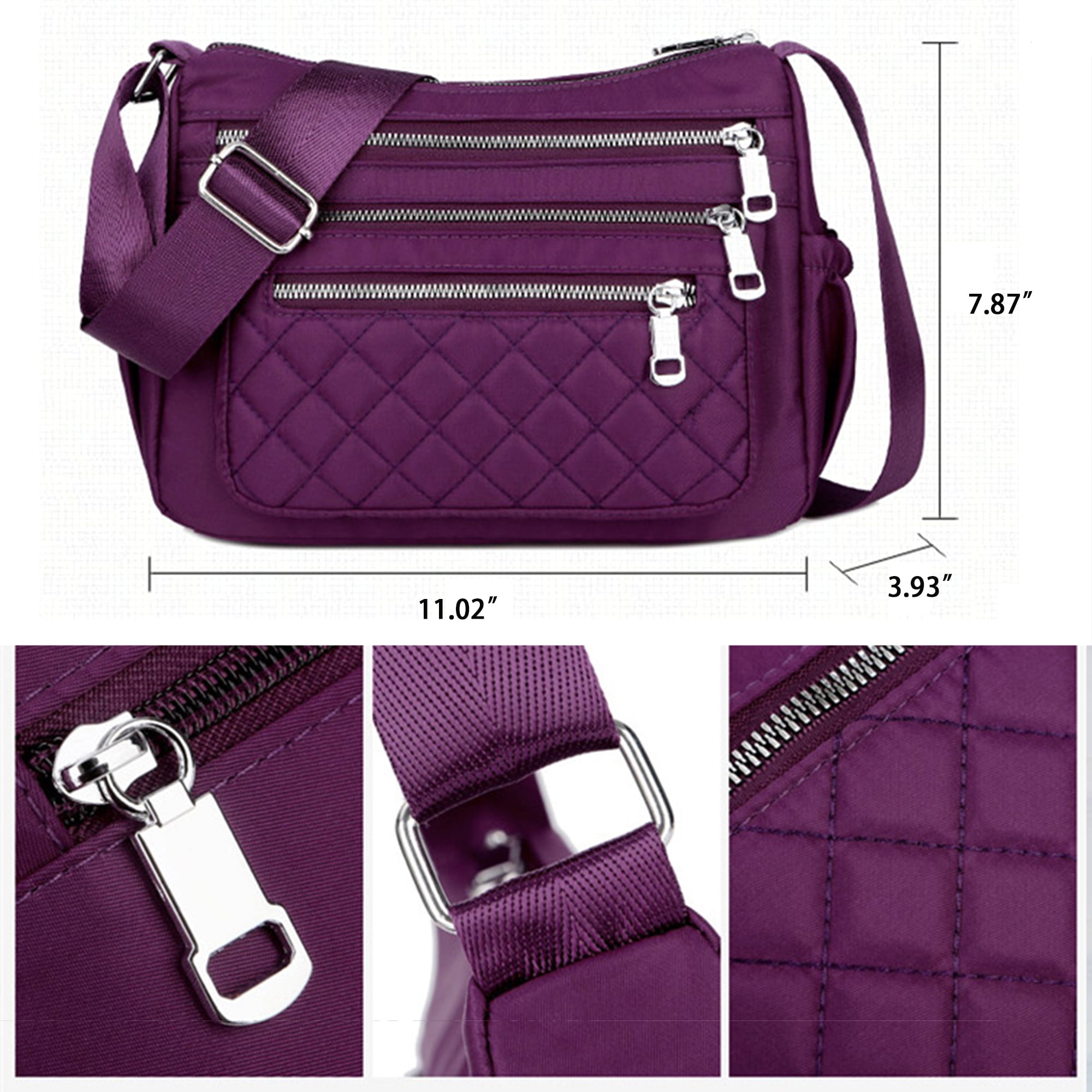 JJWASR Casual Nylon Crossbody Bag for Women Designer Shoulder Bags Large  Capacity Tote Lady Travel S…See more JJWASR Casual Nylon Crossbody Bag for