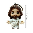 thumbnail image 3 of JMZSP Doll Key Chain Keyring Jesus Doll Keychain Figurine Keychain Easter Cute Keychains, 3 of 9
