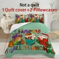 thumbnail image 3 of putnchl Duvet Cover Printed With Christmas Decoration Super Soft Brushed Microfiber Double Bed Comfortable Set With Zipper Closure And 2 Pillowcases, 3 of 3