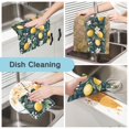 thumbnail image 2 of Yayeee 6 Pack Kitchen Dish Cloths Set for Washing Soft Drying Absorbent Microfiber Towels, Floral Lemons, 2 of 9