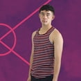 thumbnail image 3 of Tank Top Slim Fit Para Hombre Chili Beans Vino Ropa de hombre T G, 3 of 4