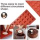 thumbnail image 2 of Molde de silicona semicircular de 4 piezas, moldes de silicona para hornear de media esfera para dulces y chocolate, moldes de galletas cilíndricos antiadherentes y sin BPA, 2 of 5