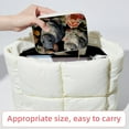 thumbnail image 6 of Totoro Velvet Portable Storage Box with Removable Compartment: Display Case, Jewelry Box, and Jewelry Stand - Gift, 6 of 7