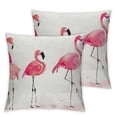 thumbnail image 2 of Nawypu Pink Flamingos Body Pillow Cover Body Pillow Case for Women Pillow Protector Cushion Cover 2 pcs White, 2 of 6