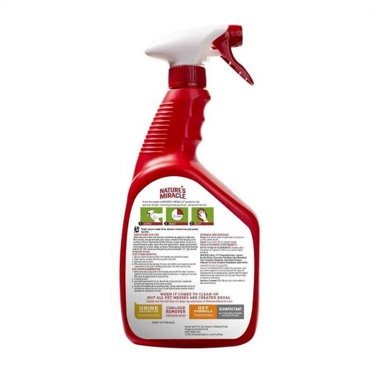 Nature s Miracle Advanced Stain Odor Sunny Lemon 32 oz