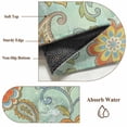 thumbnail image 6 of Large Area Rugs for Living Room Bedroom, Teal Green Boho Floral 8'x10' Rug Washable Carpet Runner Indoor Outdoor, Vintage Farmhouse Ethnic Flowers Non Slip Floor Mats Rug for Kitchen, Patio, 6 of 8