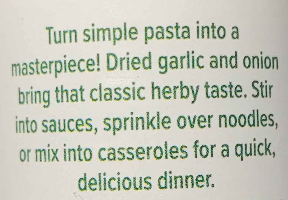 Tone's Pasta Perfection Seasoning 2.75 oz