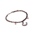 thumbnail image 2 of Women's Western Style Charm Fashion Boot Chain Accessory - Horseshoe, Brown, 2 of 2