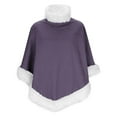 thumbnail image 6 of Cavosen Winter Shawl Fleece Elegant Wraps Solid Soft Thicken Warm Scarves Versatile Bridesmaid Wedding Fall Everyday Wear, 6 of 6