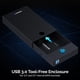 thumbnail image 4 of Carcasa de disco duro SABRENT USB 3.0 para SATA de 2,5» y 3,5», 4 of 9