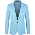 thumbnail image 1 of Traje de negocios formal de estilo coreano para hombre, traje pequeño, chaqueta delgada, traje pequeño informal, 1 of 6