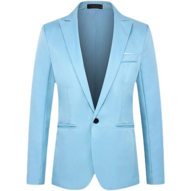 Traje de negocios formal de estilo coreano para hombre, traje pequeño, chaqueta delgada, traje pequeño informal