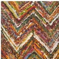 thumbnail image 4 of SAFAVIEH Nantucket Akilah Zigzag Stipes Cotton Area Rug, Red/Multi, 5' x 8', 4 of 6