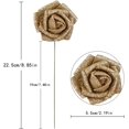 thumbnail image 4 of Artificial Flowers, 25pcs Foam Glitter Roses Glitter Foam Rose Foam Rose with Stem for DIY Wedding Bridal Bouquet Home Party Christmas Decoration(Silver), 4 of 5